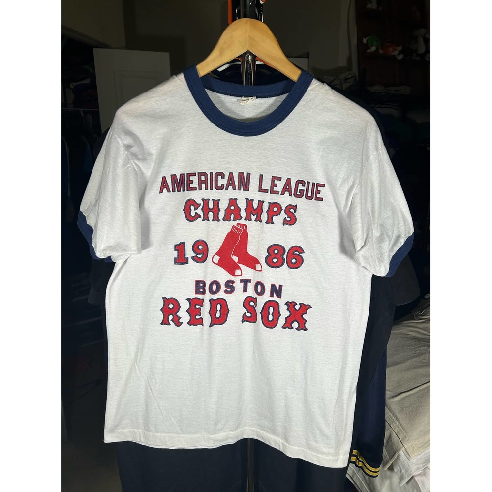 Vintage 1986 redsocks champions tee